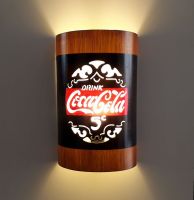[Imagem]Luminária Arandela de parede Bar Coca Cola 